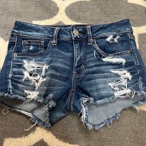 american eagle jean shorts